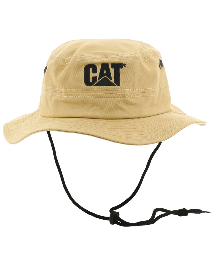 CAT Workwear Unisex Trademark Safari Bucket Hat Khaki