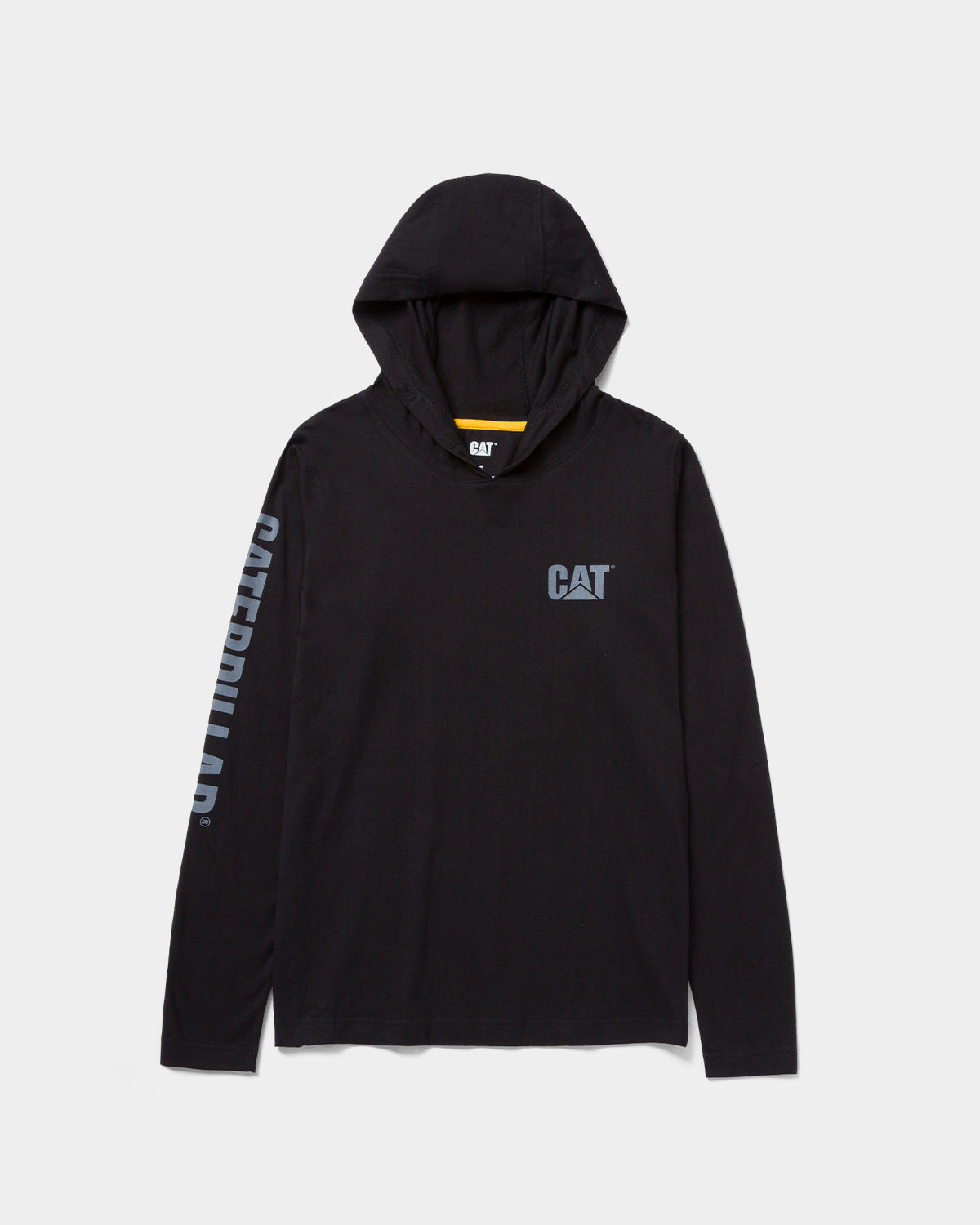 CAT WORKWEAR Women's UPF Banner Hooded T-Shirt Black Front
