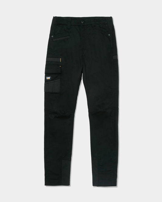 Cat Workwear Women's Elite Operator Work Pants Black Front