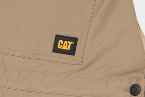 Cat Workwear Women's Stretch Canvas Overall Logo Label