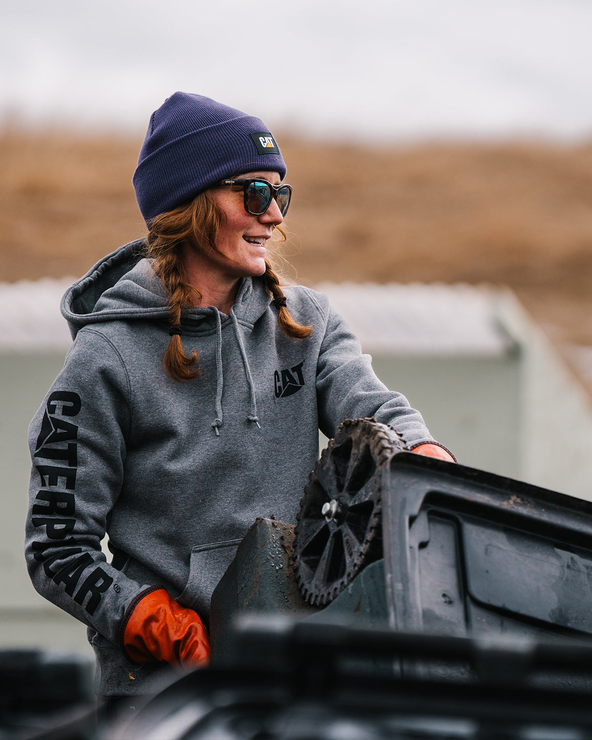 Women's Trademark Banner Pullover Hoodie | CAT® WORKWEAR Women's Trademark Banner Pullover Hoodie | CAT® WORKWEAR