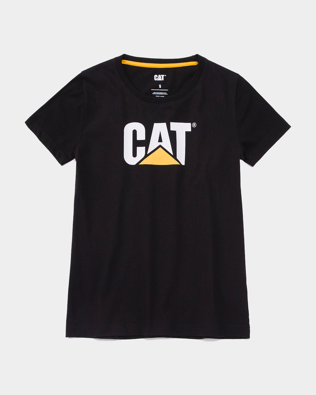 CAT WORKWEAR Women's TM Logo T-Shirt Black Front