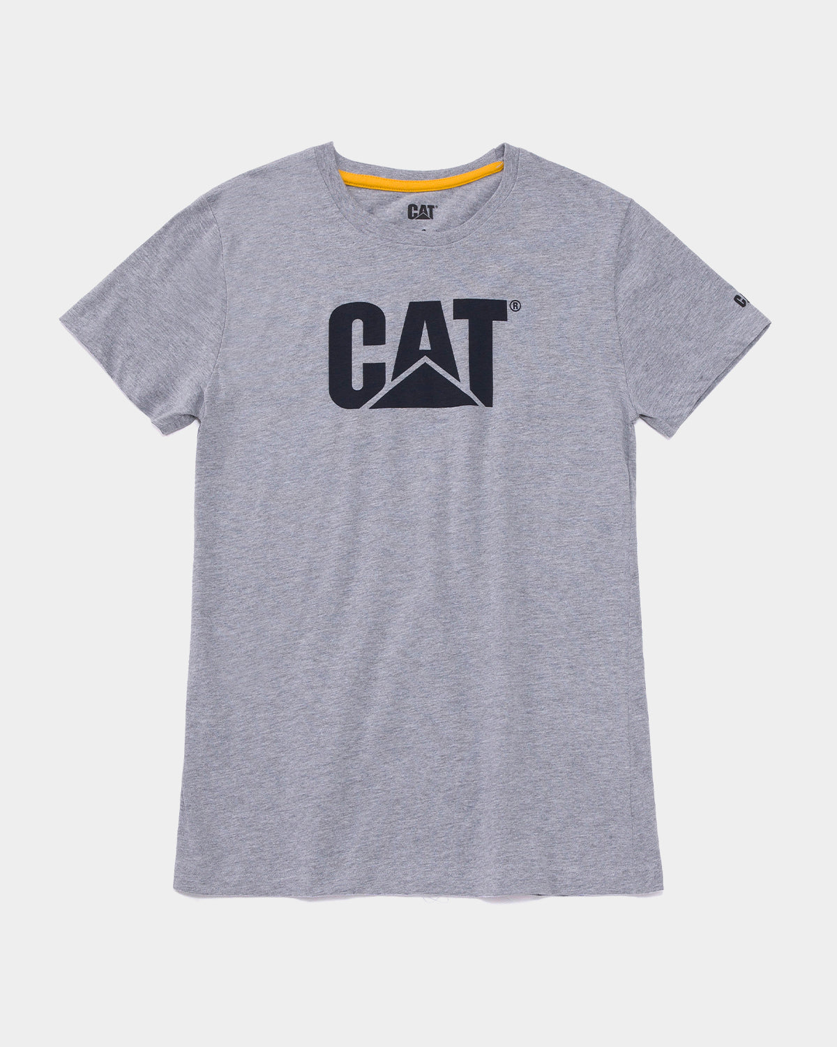 CAT WORKWEAR Women's TM Logo T-Shirt Heather Grey Front