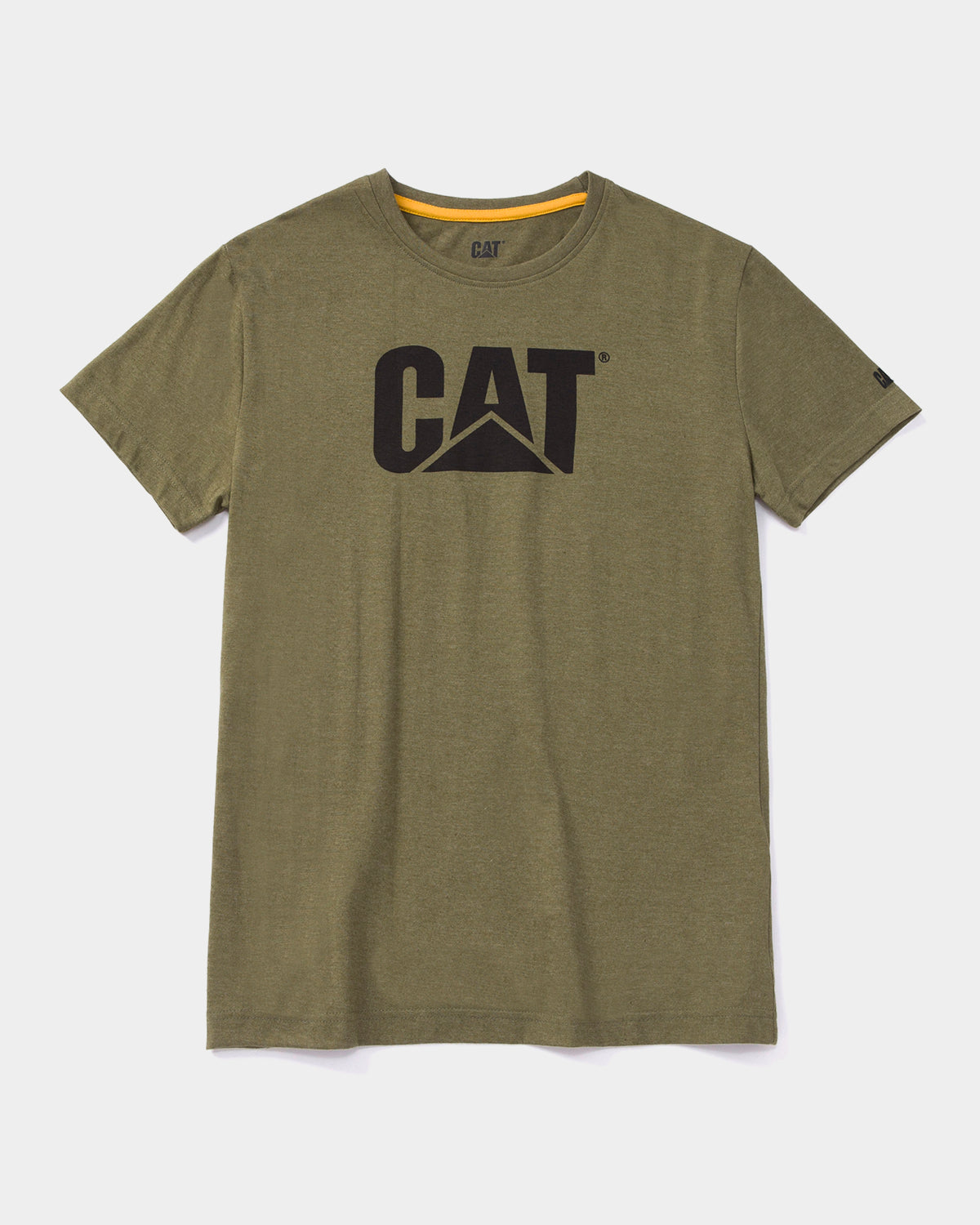 CAT WORKWEAR Women's TM Logo T-Shirt Marshland Heather Front