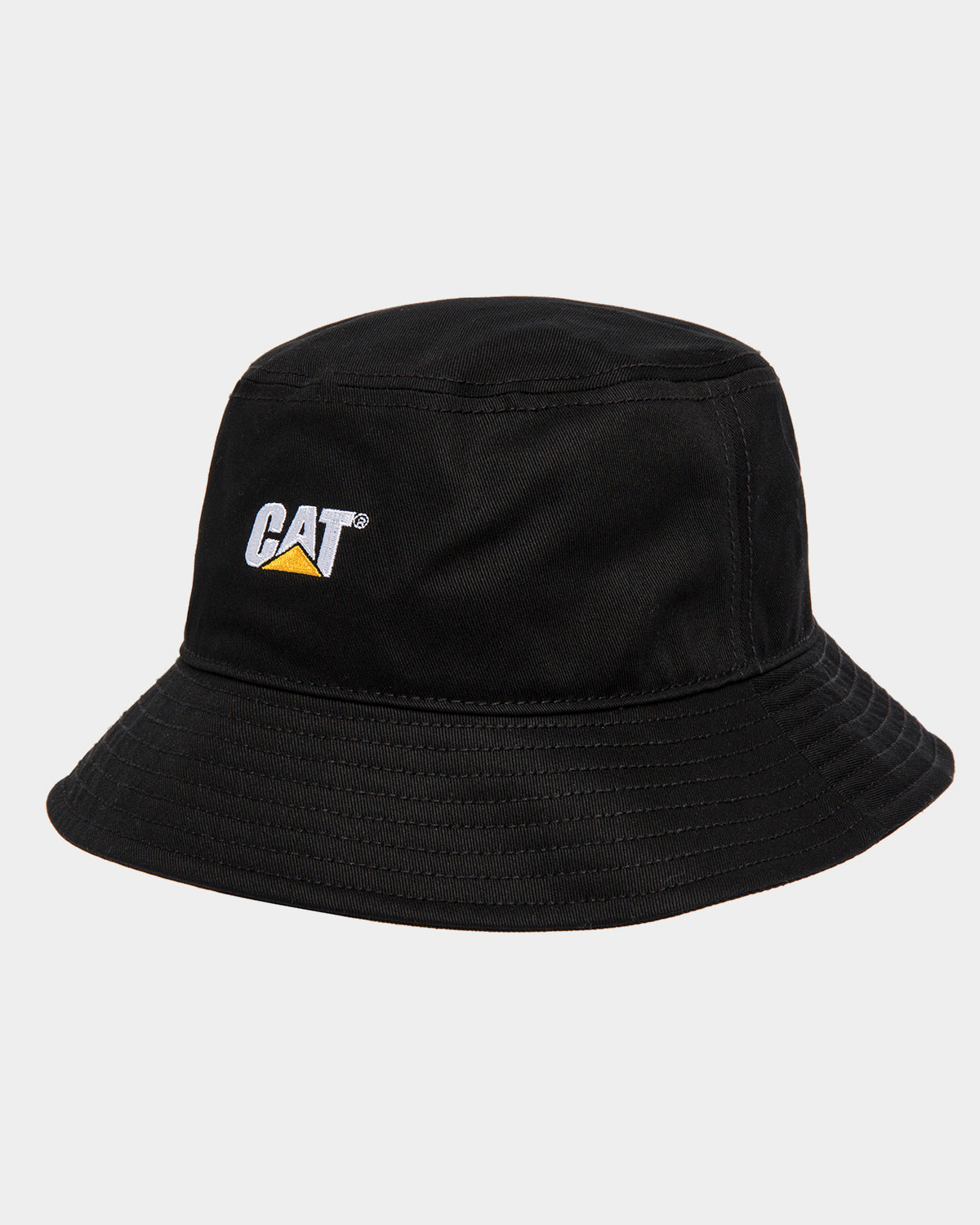 Cat workwear bucket hat black side