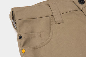 Cat Workwear Men's Stretch Canvas Utility Work Shorts Reinforced Pockets