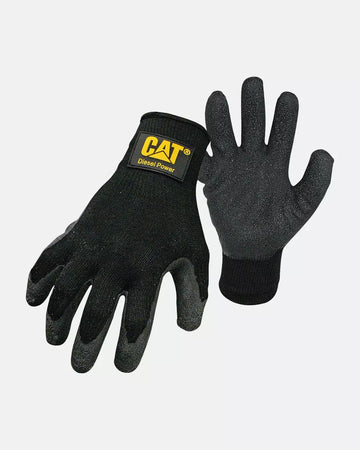 CAT Workwear Men's Diesel Power Black Latex Gloves