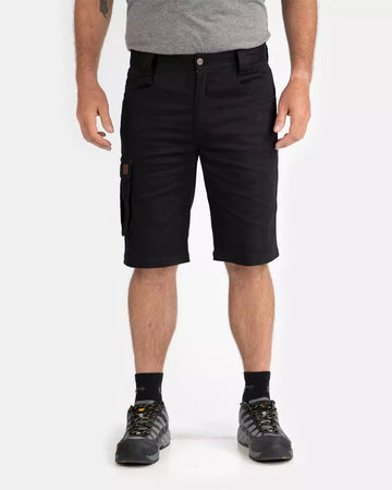 CAT Workwear Men's Ag Cargo Shorts Black Front