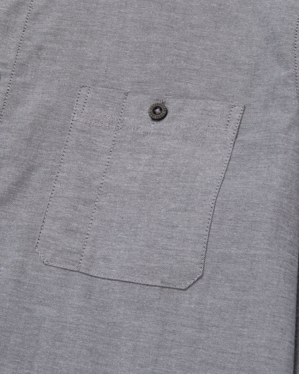 Caterpillar Workwear Men's Classic Oxford Long Sleeve Work Shirt Charcoal Oxford Pocket