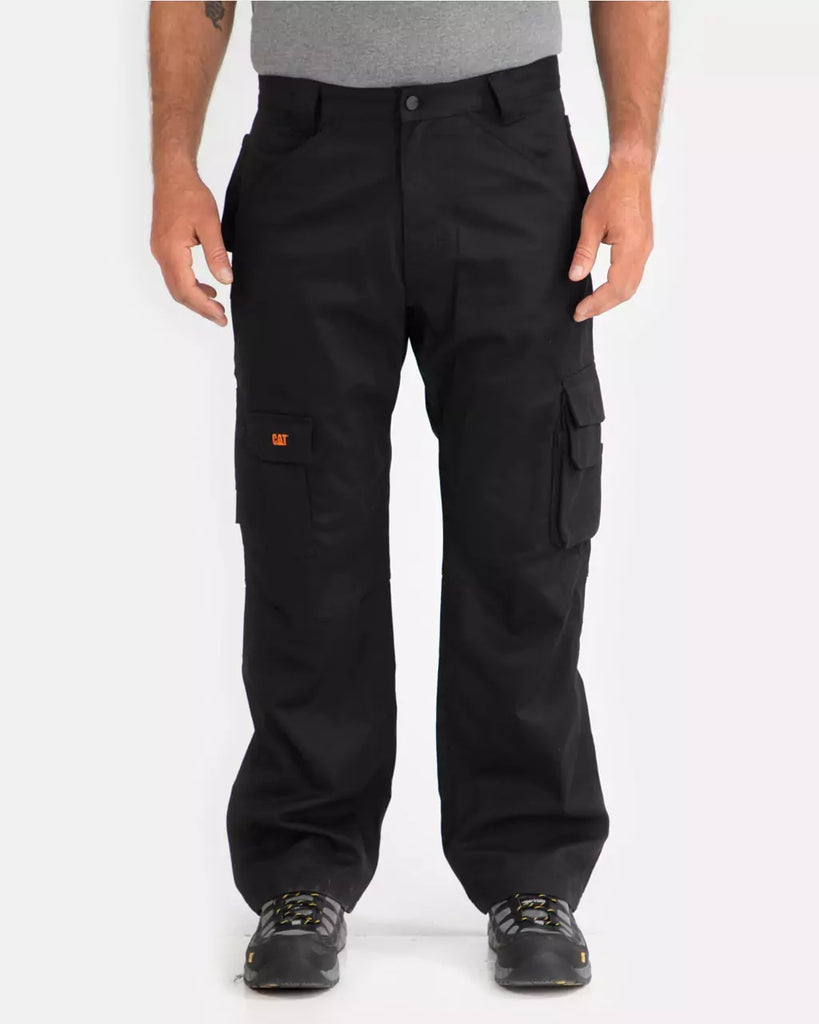 Mens Construction Work Pants Heavy Duty Cordura Cargo Workwear Utility  Trousers