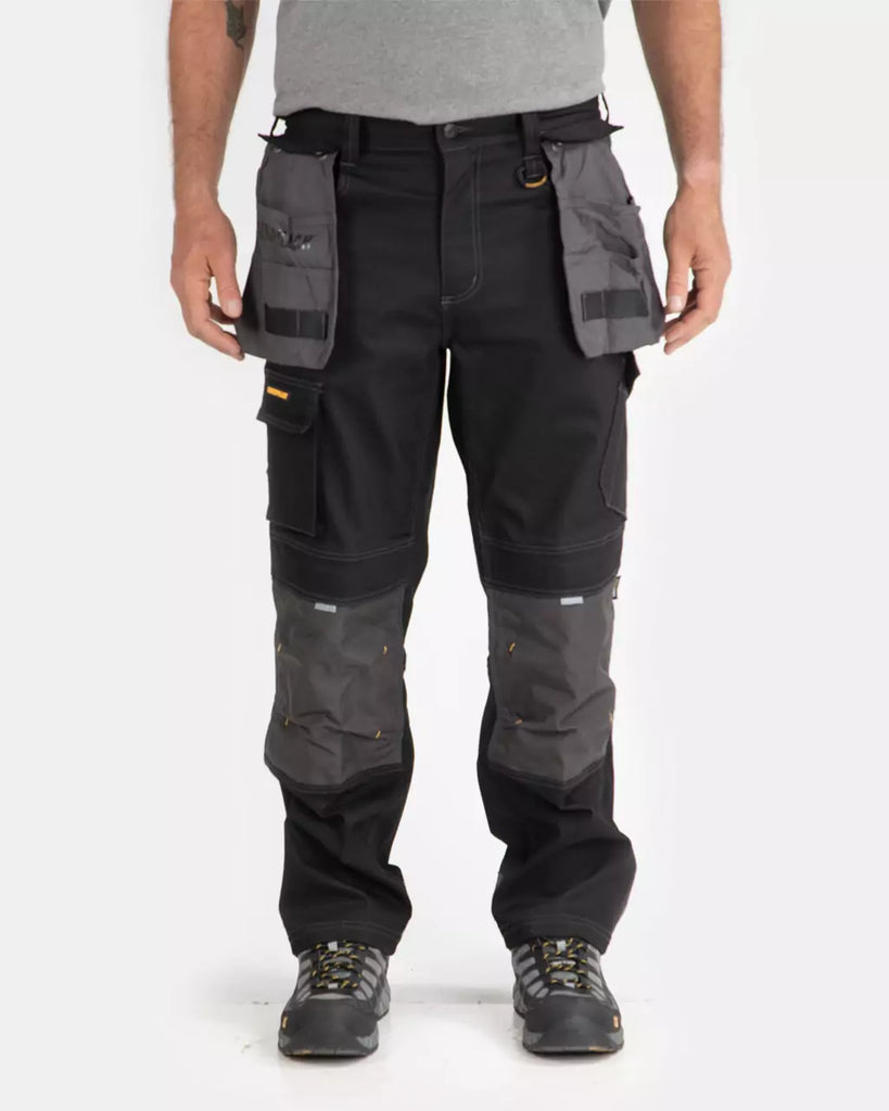 Men's H2O Defender Work Pants Black Front Pockets Out