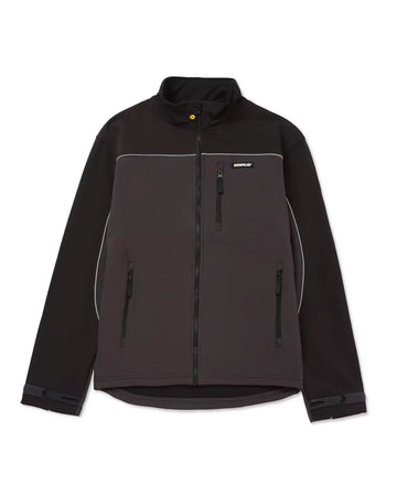Caterpillar Workwear Men's Soft Shell Jacket Graphite Front
