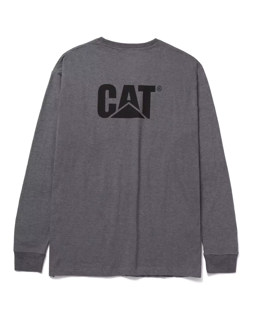 Men\'s | – CAT® T-Shirt Sleeve Trademark Long Workwear Pocket WORKWEAR Caterpillar