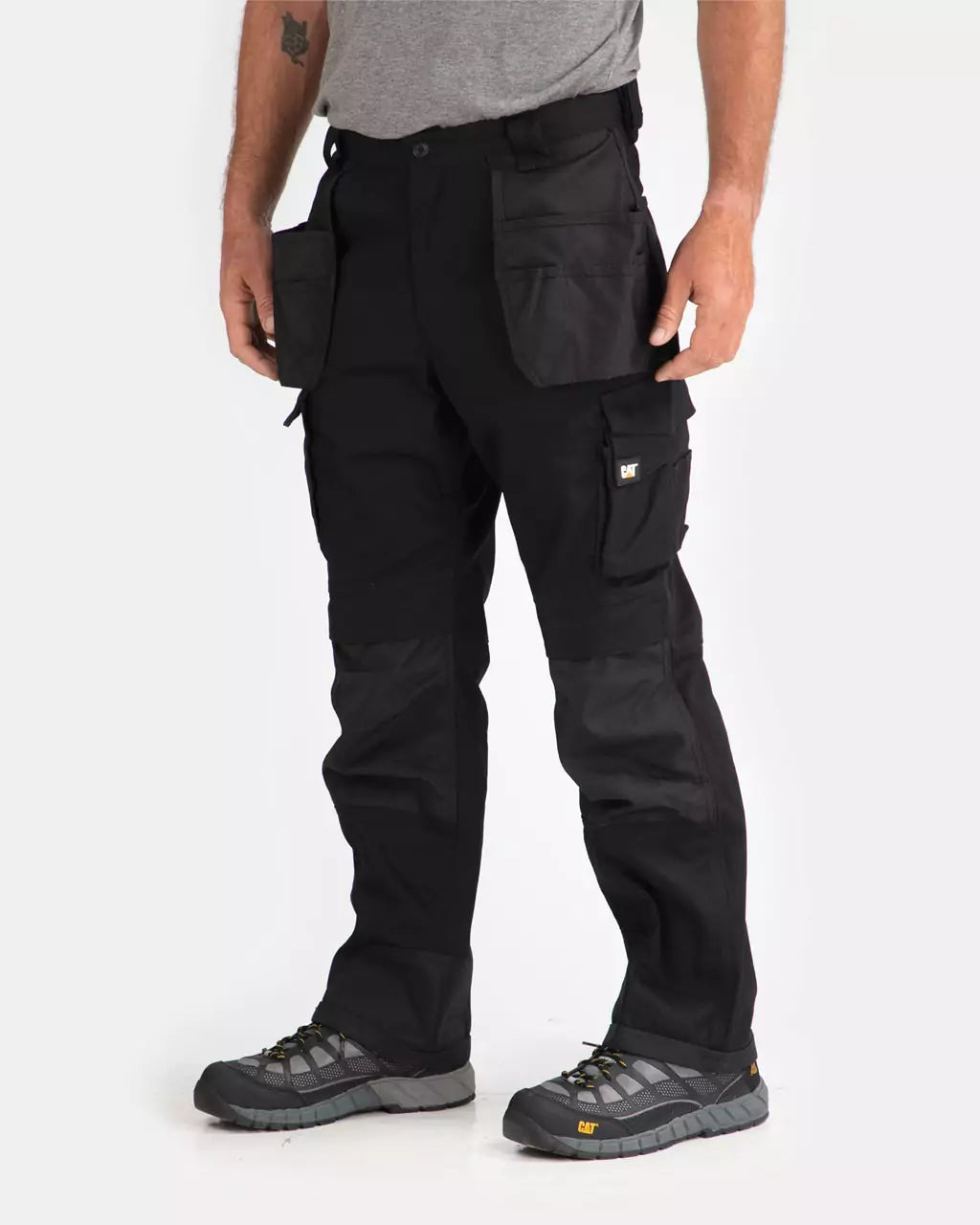 cat workwear men trademark trouser black c172 16 fl