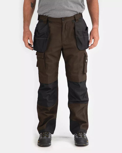 Caterpillar Cargo Trousers Mens Work Pants Essentials Knee Pocket Durable  CAT | eBay
