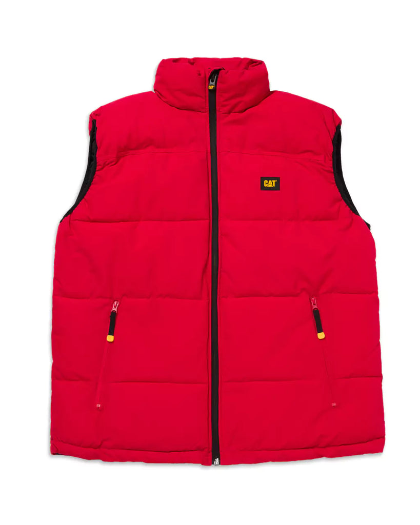 CAT Workwear Men's Arctic Zone Insulated Vest Hot Red  Front