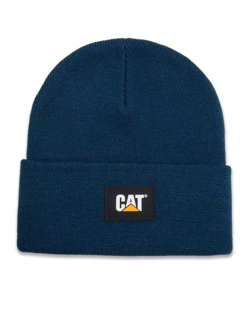 CAT Label Cuff Beanie Detroit Blue