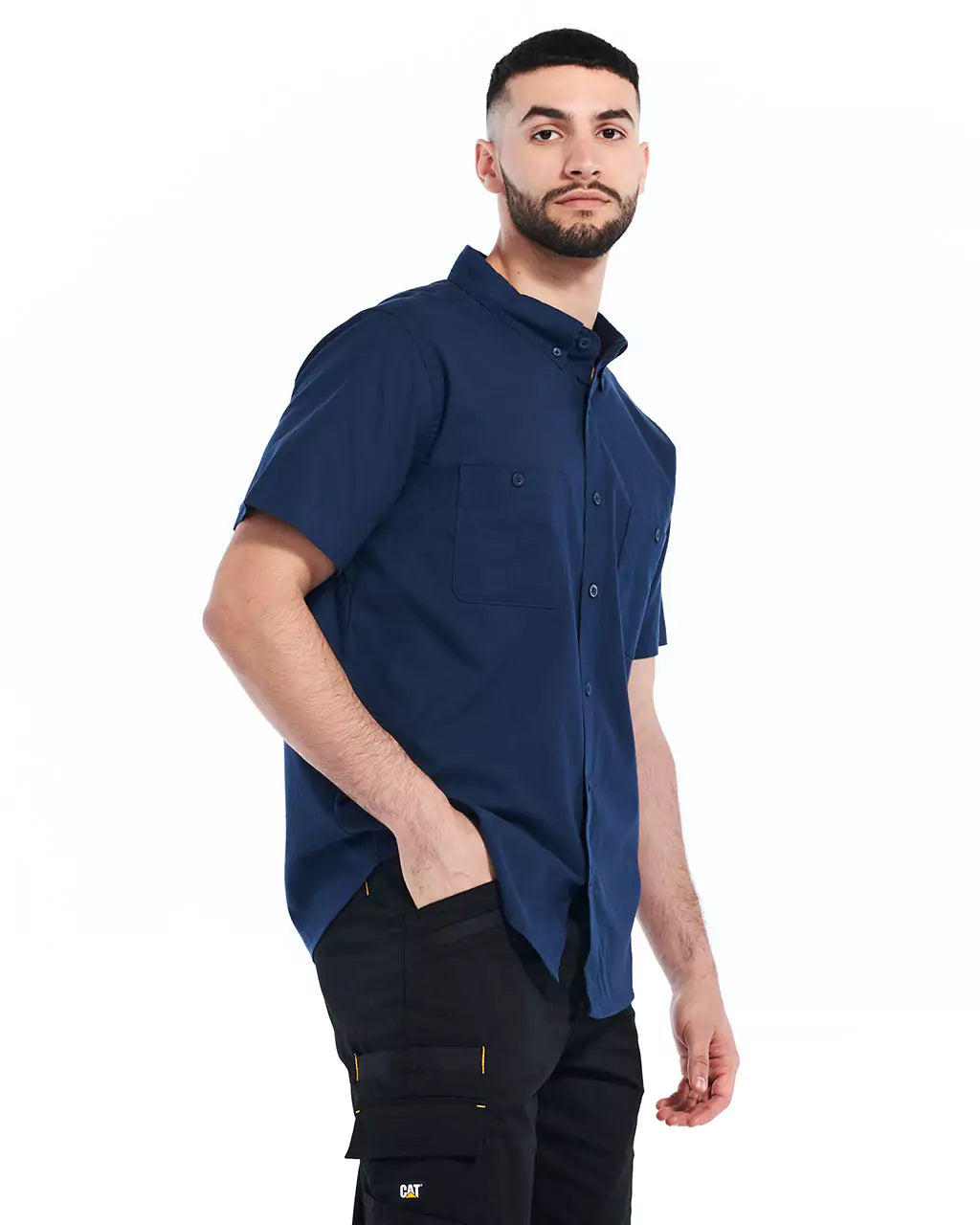 Men's Classic Oxford Work Shirt | CAT® WORKWEAR – Caterpillar Workwear