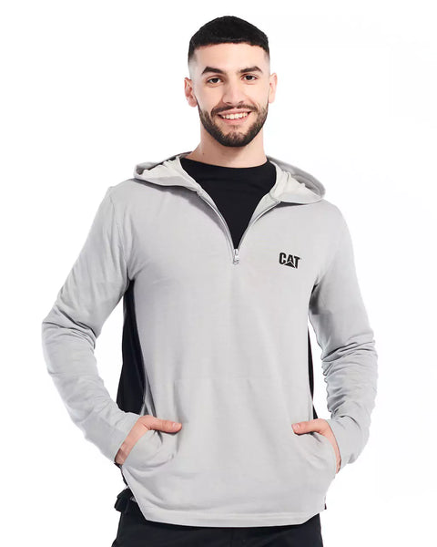 Quarter zip 2025 hoodie men's