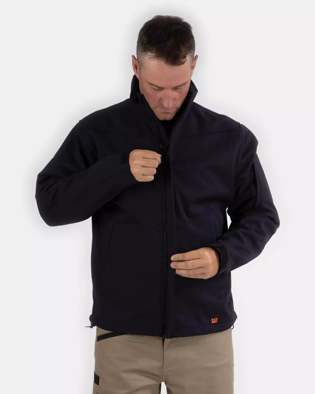 Men's FR Softshell Jacket | CAT® Caterpillar Workwear