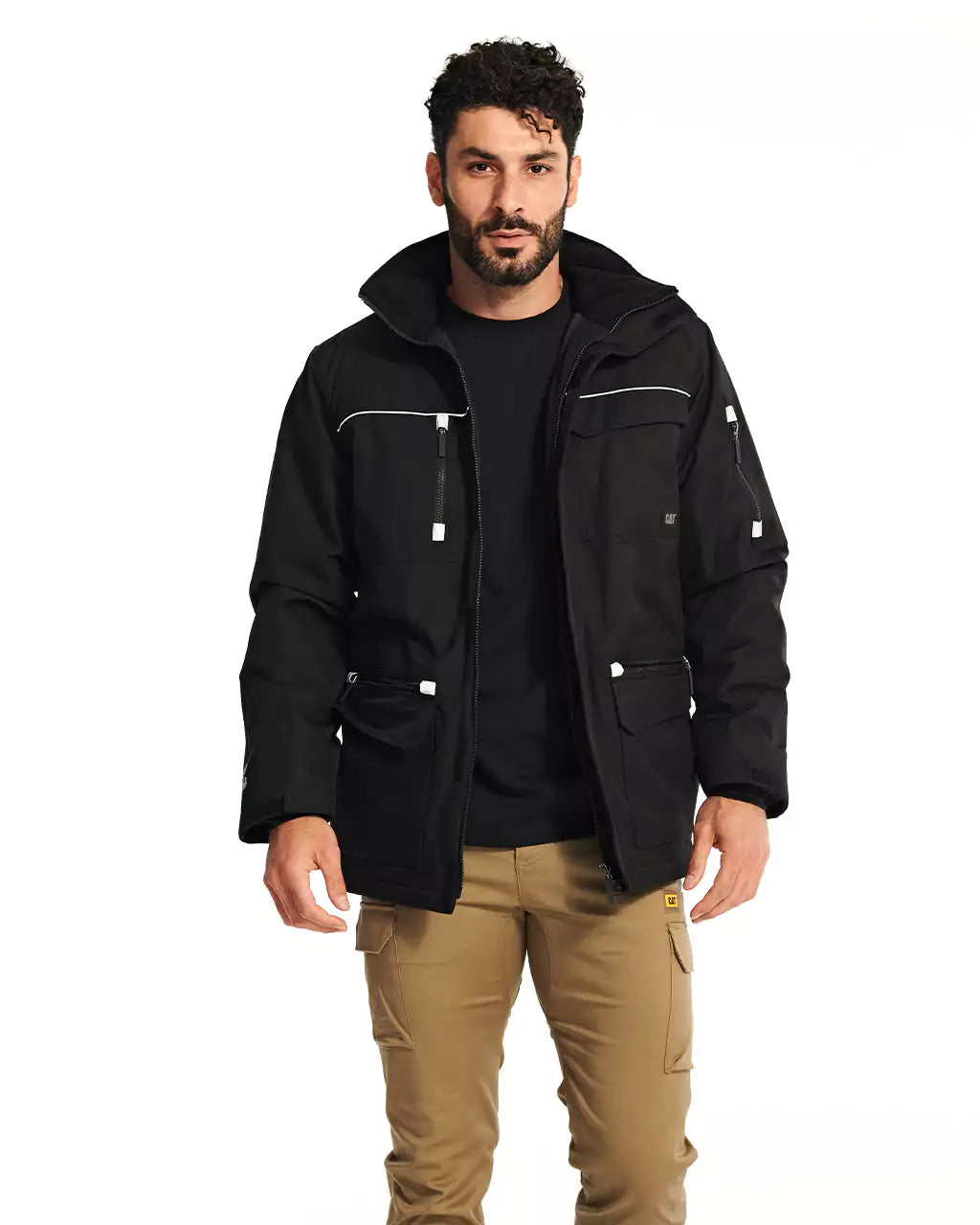 Mens insulated parka 2024 jacket