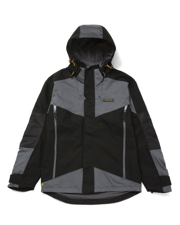 Caterpillar Workwear Men's Triton Waterproof Jacket Black Front
