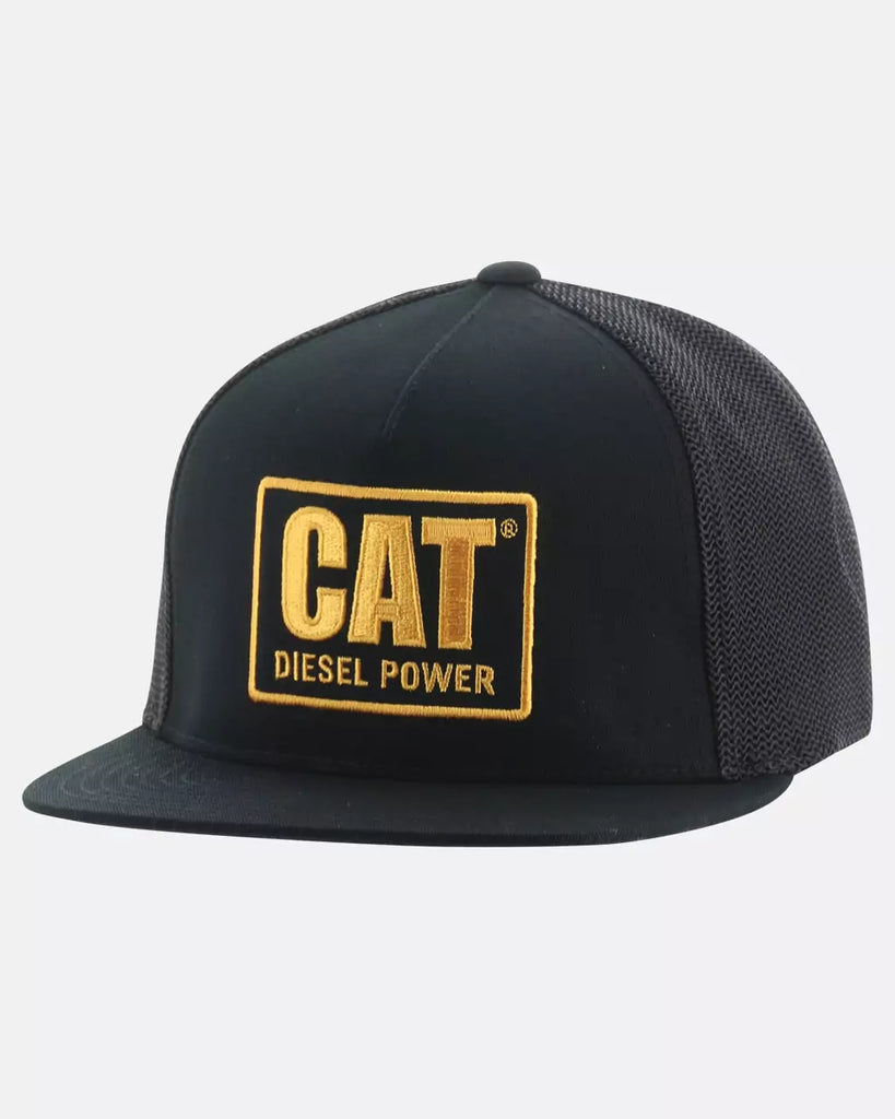 Men's Diesel Power Flexfit Trucker Hat Black