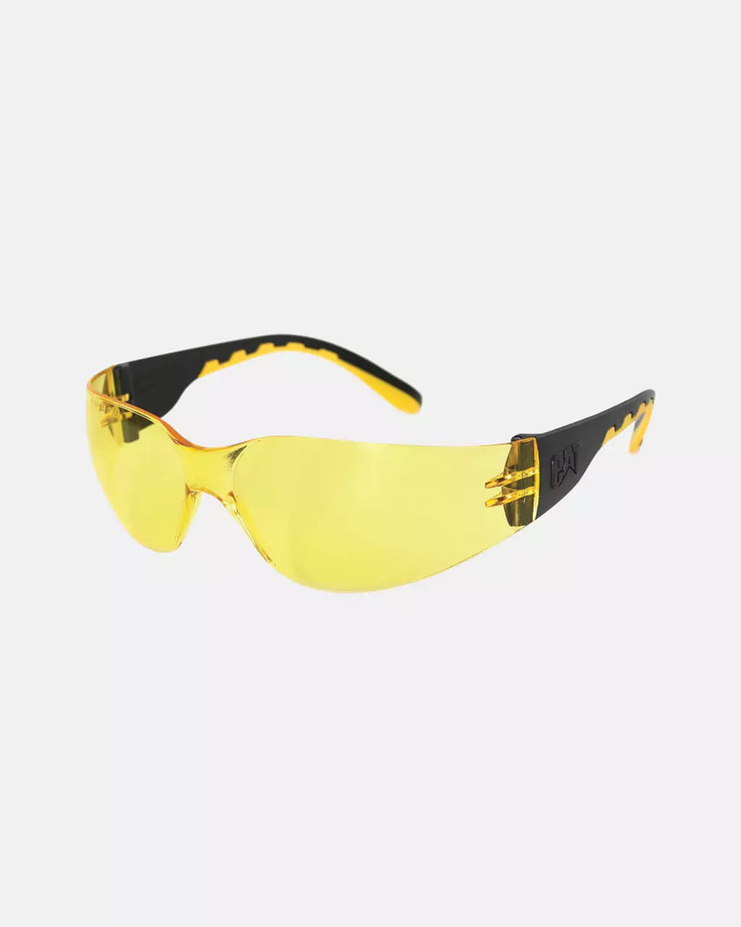 CAT Workwear Track Anti Fog Safety Glasses Yellow
