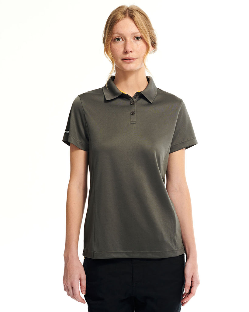 Caterpillar workwear Women's Coolmax Tech Polo Shirt Magnet Front